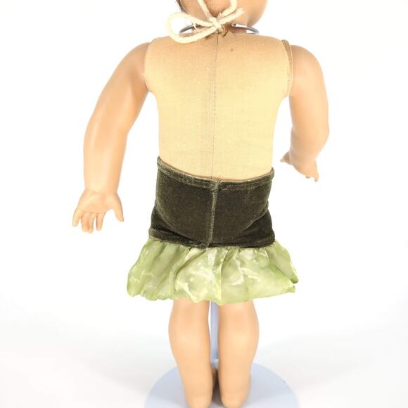 Unbranded Olive Green Velvet Doll Pull On Dressy Skirt for 18" Dolls - GUC - Picture 3 of 12